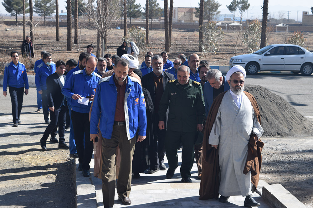 افتتاح نماز خانه شهید سلیمان رضایی یگانه در شرکت کابل خودرو سبزوار